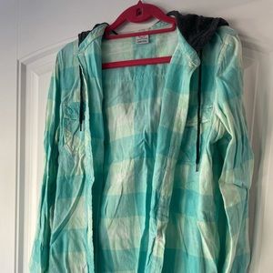 Flannel hoodie